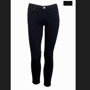 Acynetic Mia black mid-rise skinny ankle denim 26